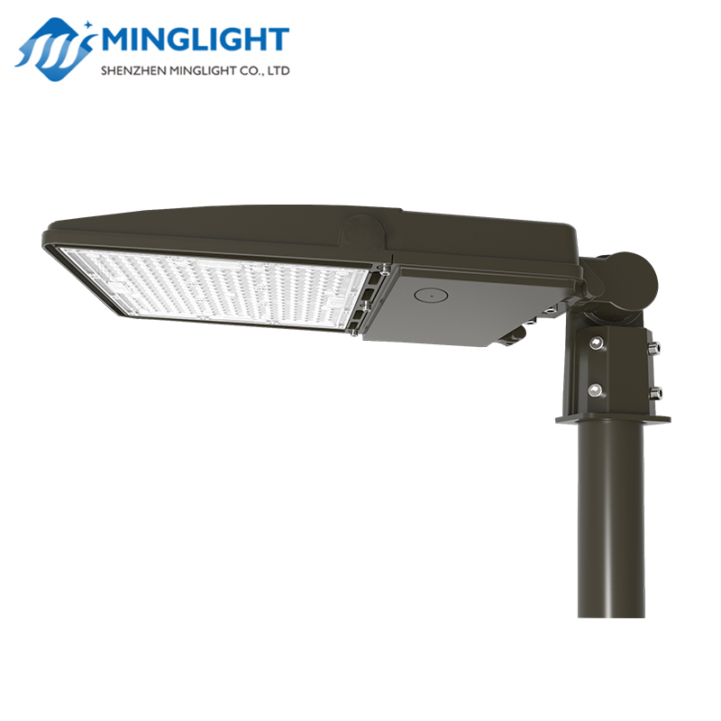 LED ShoeBox parcheggio lampione luce stradale con sensore di movimento e fotocellula IP65